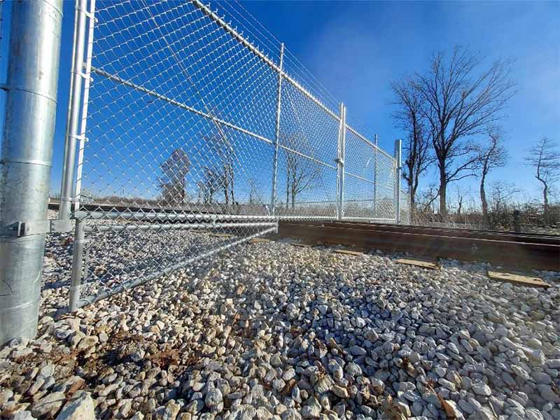 chain link fence swing gate